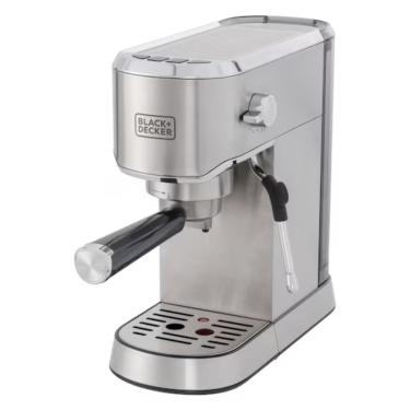 Imagem de Cafeteira Espresso Automática Black + Decker Aço Inox 1L Cinza 110V
