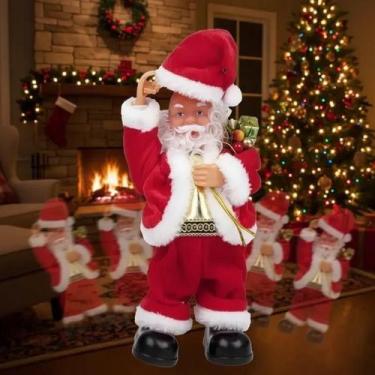 Imagem de Papai Noel Noel Tira O Gorro E Canta Musica Em Português - Art Christm