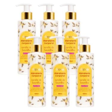 Imagem de Kit 6 Hidratante Corporal Sorvete de Baunilha Dapop 120ml