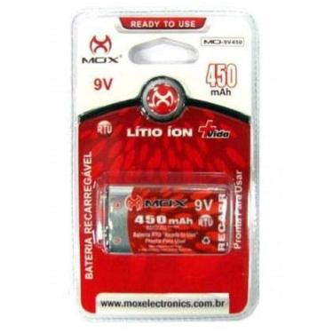 Imagem de Bateria Recarregavel 9v 450Mah Mox - Original (Blister)