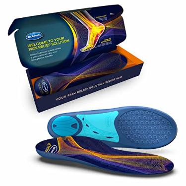 Imagem de Dr. Scholl's Palmilhas para alívio da dor para fascite plantar // Inserções de sapato com suporte de arco para homens e mulheres, 1 unidade