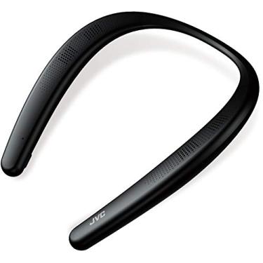 Imagem de JVC Alto-falante vestível com transmissor Bluetooth, alto-falante de pescoço, suporte mãos-livres para dispositivos inteligentes BT, ideal para teletrabalho, trabalho em casa, vida útil da bateria de