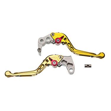 Imagem de Manete Moto X Super Bike Par C/Regulagens 3/4Dedos Dourado