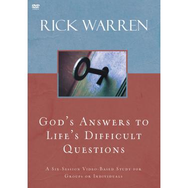 Imagem de God's Answers to Life's Difficult Questions Video Study