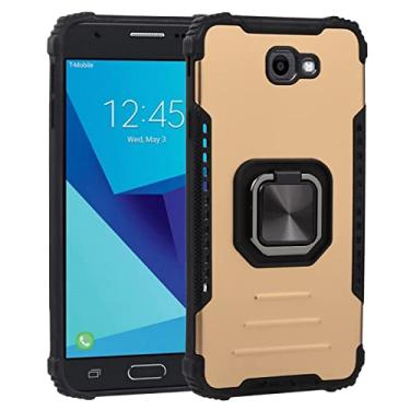 Imagem de Caso de capa de telefone de proteção Para Samsung Galaxy J7 Prime Case, capa testada com estojo protetor de montagem de carro de anel de kickstand magnético, híbrido duro PC Suave Tpu. Caso protetor à