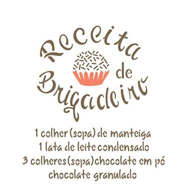 Imagem de Stencil de Acetato para Pintura OPA 20X25 2286 Receita Brigadeiro