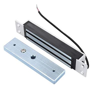 Imagem de Sonew de controle de acesso de porta, DC12V 180KG/350Lbs Fechadura Eletromagnética Força de Retenção Fechadura Eletromagnética Modo NC Seguro