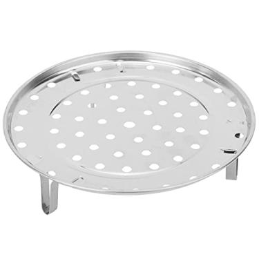 Imagem de Suporte de vapor, cesto de a?o inoxid¨¢vel para cozinhar, acess¨®rios para panelas instantaneas, suporte de vapor redondo, acess¨®rios de cozinha para enlatador de p?o recheado no vapor(ÖкÅֱ¾¶24cm), C