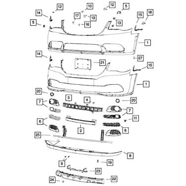 Imagem de Parafuso Mopar Performance 6508496AA MOPAR