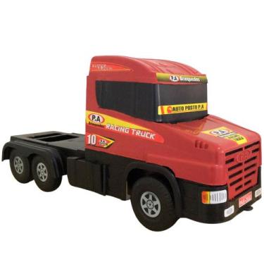 Imagem de Caminhão Brinquedo Infantil Caminhãozinho Truck Vermelho - P.A Brinque