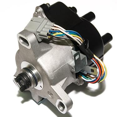 Imagem de MAS Distribuidor de ignição com tampa e rotor TD-63U TD63U compatível com Honda Civic Acura EL 1.6L L4 SOHC TD-73U TD-91U 1999-2000