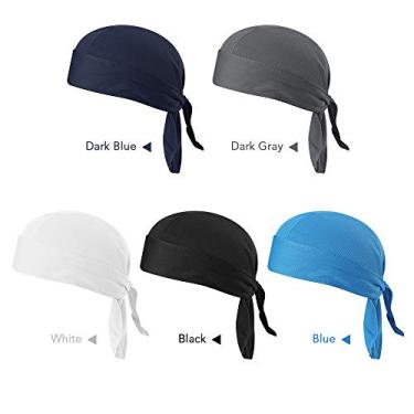 Imagem de Tingpai Bicicleta Cap de suor Cap Gorro Ciclismo Headscarf Headband Chapéu de pi ta de secagem rápida Chapéu Gorro pa exterior
