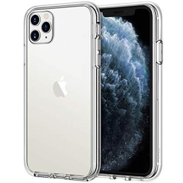 Imagem de JETech Capa para iPhone 11 Pro 5,8 Polegadas, Case Protetora de Telefone à Prova de Choque Não-Amarelecimento, Capinha Parte Traseira Transparente Anti-Riscos (Claro)