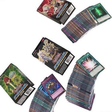 Imagem de Caixa de Cartas Batalha Jogo Combate Rank Yu Gi Oh Moedas Cartas Infantil 50 Cards