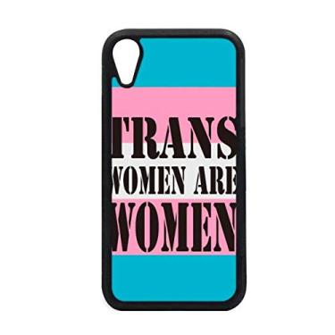 Imagem de Capa Transgênero LGBT para iPhone XR de apoio à Mulher Trans para proteção de telefone Apple