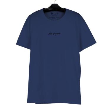 Imagem de Camiseta Ellus Cotton Fine Tropical Classic Azul