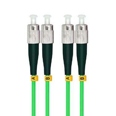 Imagem de Jeirdus 2 metros FC para FC Duplex 40/100GB OM5 Cabo de fibra óptica 50/125 Multimodo 2M FC-FC