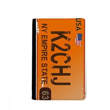 Imagem de Carteira de carro EUA padrão de números americanos porta-passaporte Notecase Burse carteira porta-cartões