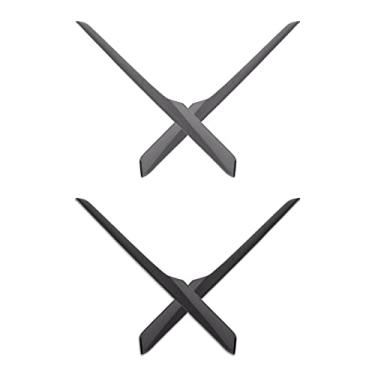 Imagem de Mryok Meias de substituição para óculos de sol Oakley Valve New 2014 – Opções, Cinza e preto, One Size