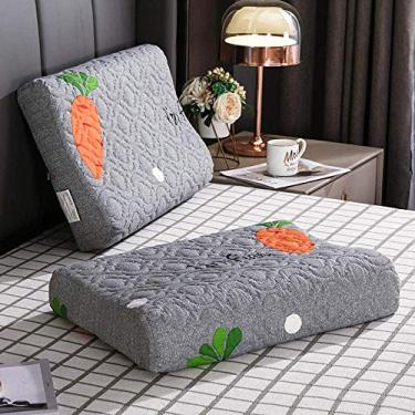 Imagem de Roupa de Cama Par de Fronha 100% Algodão Egípcio, Capa de Almofada de Óleo com cabeça de memória em látex impermeável red_30 * 50, Conjunto de Fronha de Seda com 2