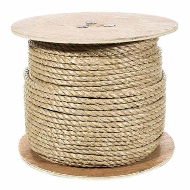 Imagem de 3 cordas de polipropileno ProManila torcido – 0,6 cm, 1,9 cm, 1,9 cm, 1,9 cm, 1,9 cm, 1,9 cm, 1,9 cm, 3 cm – vários comprimentos, 1/2 inch x 300 feet