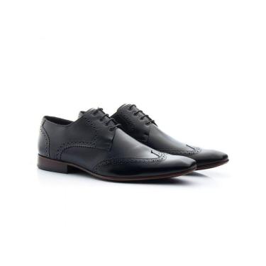 Imagem de Sapato Oxford Masculino Francawear Couro Preto 516
