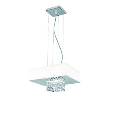 Imagem de Pendente Vision LED 220V 6500K, LLUM Bronzearte, 34614, 20W, Branco, 30X30cm Bivolt