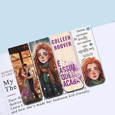 Imagem de Kit 4 Marcadores de Página Magnéticos - Colleen Hoover - É assim que acaba