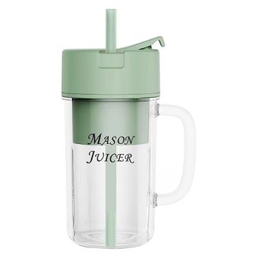 Imagem de Copo portátil para espremedor – Mini liquidificador recarregável – Máquina misturadora de frutas para laranja, limão, suco de toranja – Perfeito para viagens, academia e uso ao ar