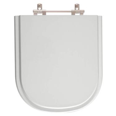 Imagem de Assento Sanitario Poliester Life Cinza Prata para vaso Celite