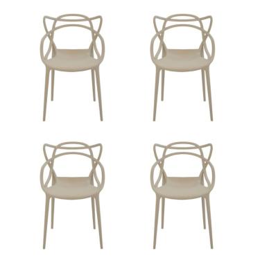 Imagem de Conjunto de 4 Cadeiras Allegra II Nude