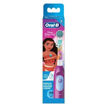 Imagem de Escova Elétrica Oral-B Disney Princess + 2 Pilhas AA