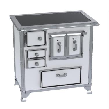 Imagem de Fogao a Lenha Venax GII n 1 Sec XVIII Premium Branco Gab