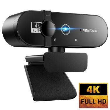 Imagem de 4k webcam 1080p mini câmera 2k completo hd webcam com microfone autofoco web câmera para computador