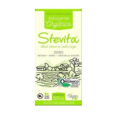 Imagem de Adoçante Líquido Stevita Organico  Vegan Stevia 30ml - Steviafarma