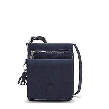 Imagem de Kipling Nova bolsa feminina Eldorado, transversal leve, bolsa de viagem de nylon, Azul Bleu 2, Small