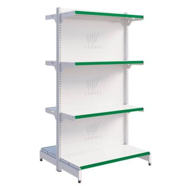 Imagem de Gôndola Fit Centro 1 Inicial 1,37m Farmácia Comercio - Amapá