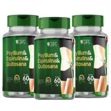 Imagem de PSYLLIUM & ESPIRULINA & QUITOSANA - 1g (60 Cápsulas) +CAPS (3)