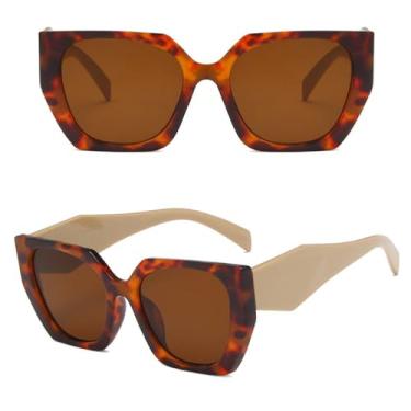 Imagem de Moda quadrada óculos de sol feminino luxo grande preto óculos de sol feminino espelho máscaras senhoras, c7, um tamanho