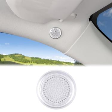 Imagem de Acabamento de capa de microfone de teto de carro compatível com Ford Maverick 2022-2024 Alto-falante interno de teto de carro capa de moldura de proteção para teto de carro capa de microfone