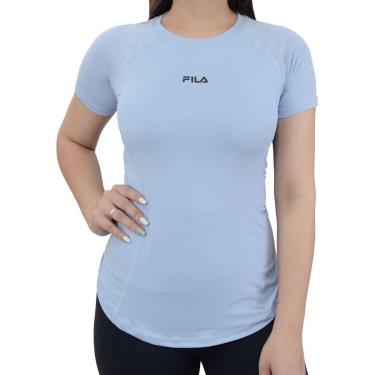 Imagem de Camiseta Feminina Fila Racer Azul - F12R00157-Feminino