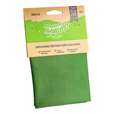Imagem de Pano Mágico Limpa Vidros Espelhos Com Agua Sem Fiapos Akora