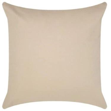 Imagem de Almofada Grande Encosto Apoio de Costas Almofadão Leitura Estudo Cama Sofá Pallet Bege 60x80