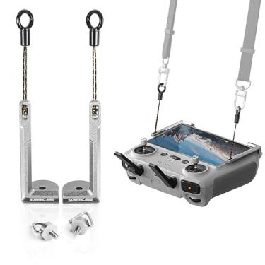 Imagem de STARTRC Suporte de cordão de equilíbrio 2 em 1 para controle remoto DJI RC 2/RC/RC Pro Mini 4 Pro Firmware de metal para DJI Mini 4 Pro/Mini 3/Air 3S/Mavic 3 Acessórios para drone mantém a tela