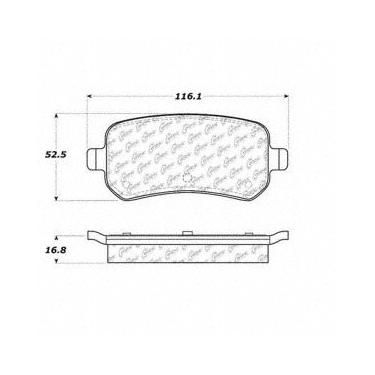 Imagem de StopTech 103.10210 Pastilha de freio, cerâmica