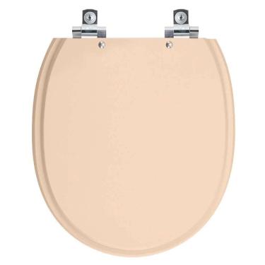 Imagem de Assento Sanitário com Fechamento Lento Village Rosa Floral para vaso Deca