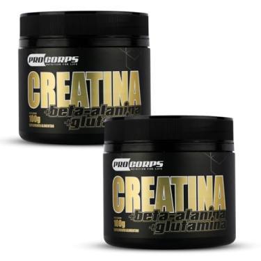 Imagem de Kit 2x Creatina Beta Alanina e Glutamina 100g (cada) Pro Corps