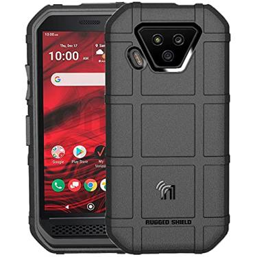 Imagem de Nakedcellphone Capa Special Ops Series compatível com Verizon Kyocera DuraForce Ultra 5G UW (E7110), [Preta] Capa protetora tática para celular [anti-impressão digital, textura de aderência fosca]
