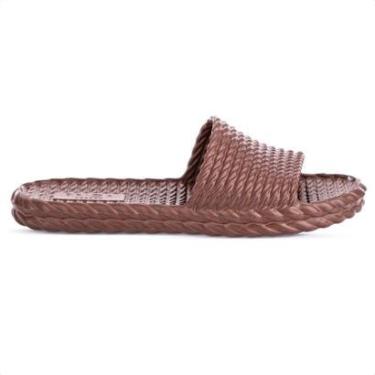 Imagem de Chinelo Slide Brizza Arezzo EVA Marrom - Feminino-Feminino