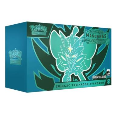 Imagem de Treinador Avançado Pokémon TCG Escarlate E Violeta 6 Mascaras De Crepúsculo